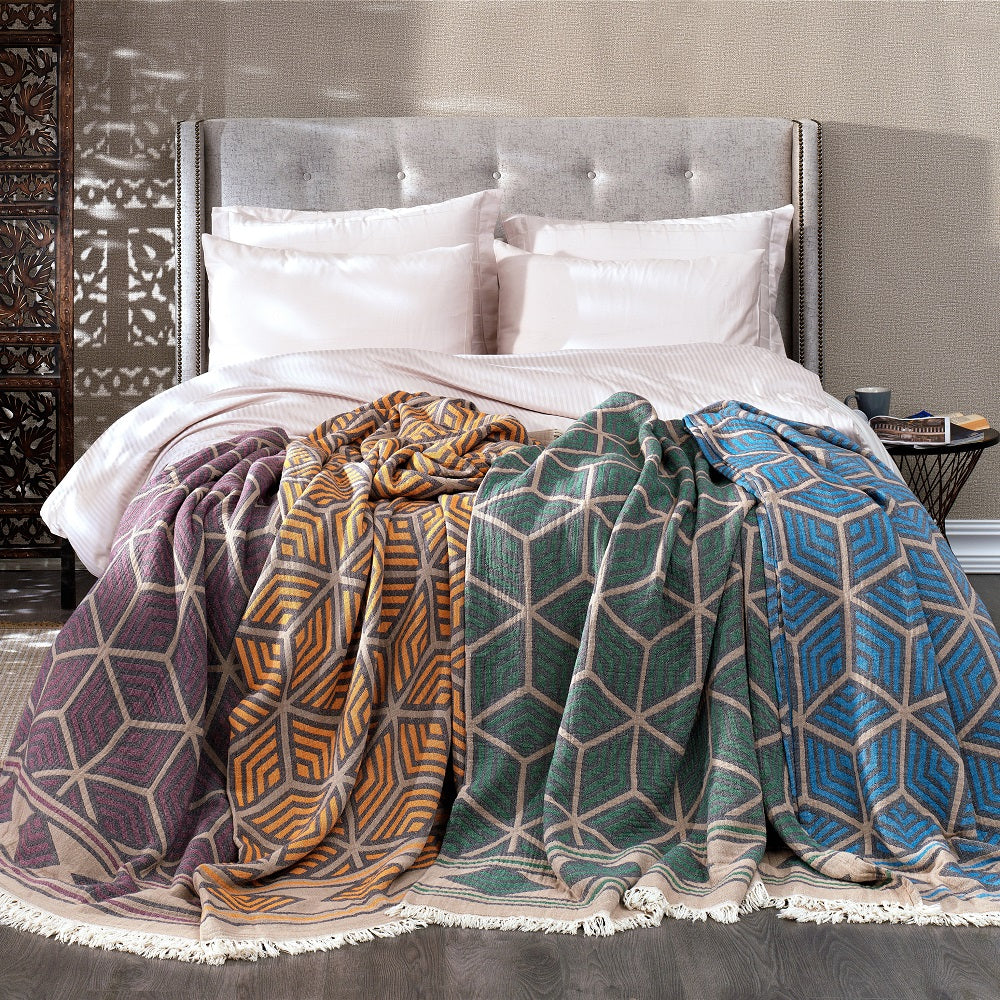Ela Soft Jacquard Cotton Bedspread