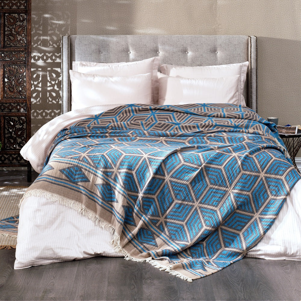 Ela Soft Jacquard Cotton Bedspread