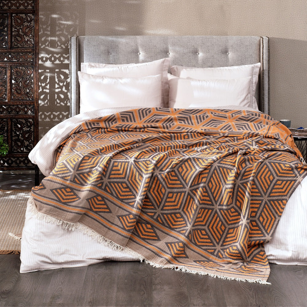 Ela Soft Jacquard Cotton Bedspread