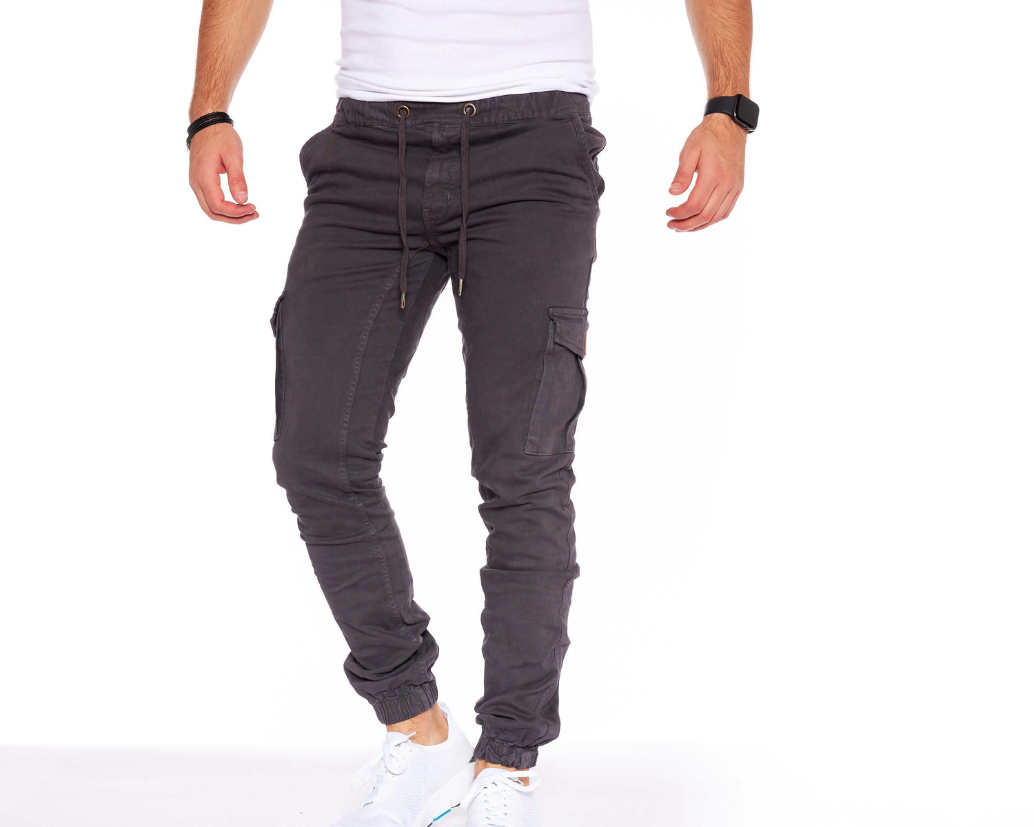 8001 - STYLEKO Cargohose Elastischer Hosenband