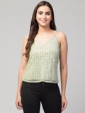 Straps Sling Sparkling Spaghetti Tank Top Comfortable
