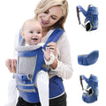 New-Born Baby | 5 Carry Positions Carrier bag-Blue & Grey
