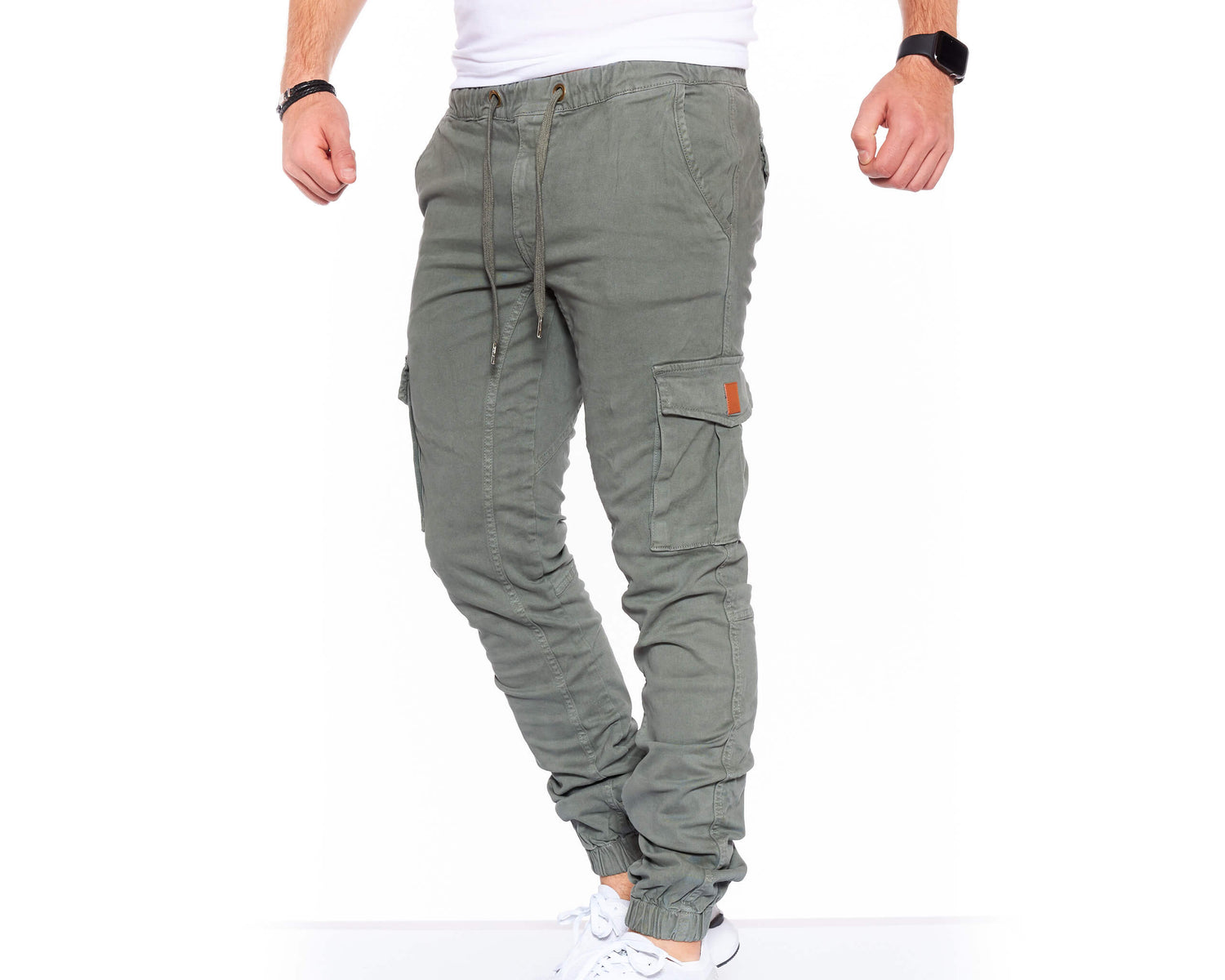 8001 - STYLEKO Cargohose Elastischer Hosenband