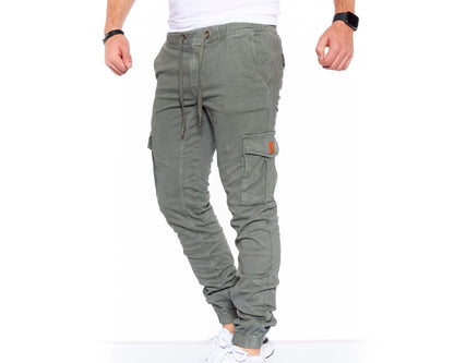 8001 - STYLEKO Cargohose Elastischer Hosenband