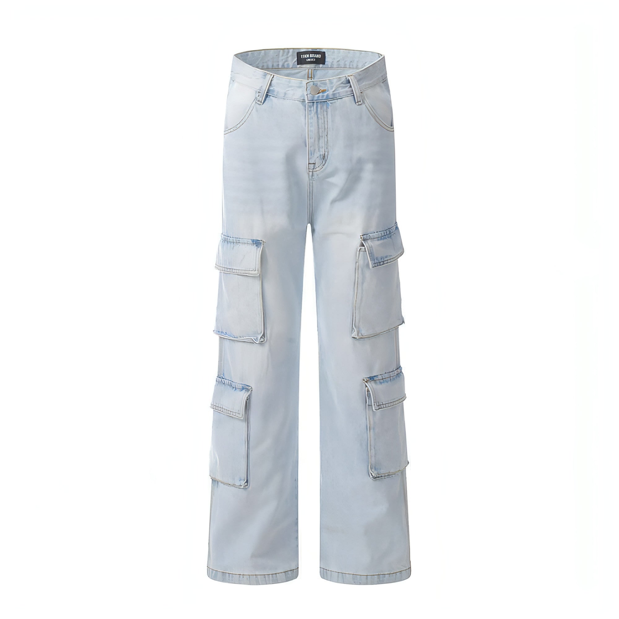 DenimDare™ Wash Light Color Cargo Jeans Men