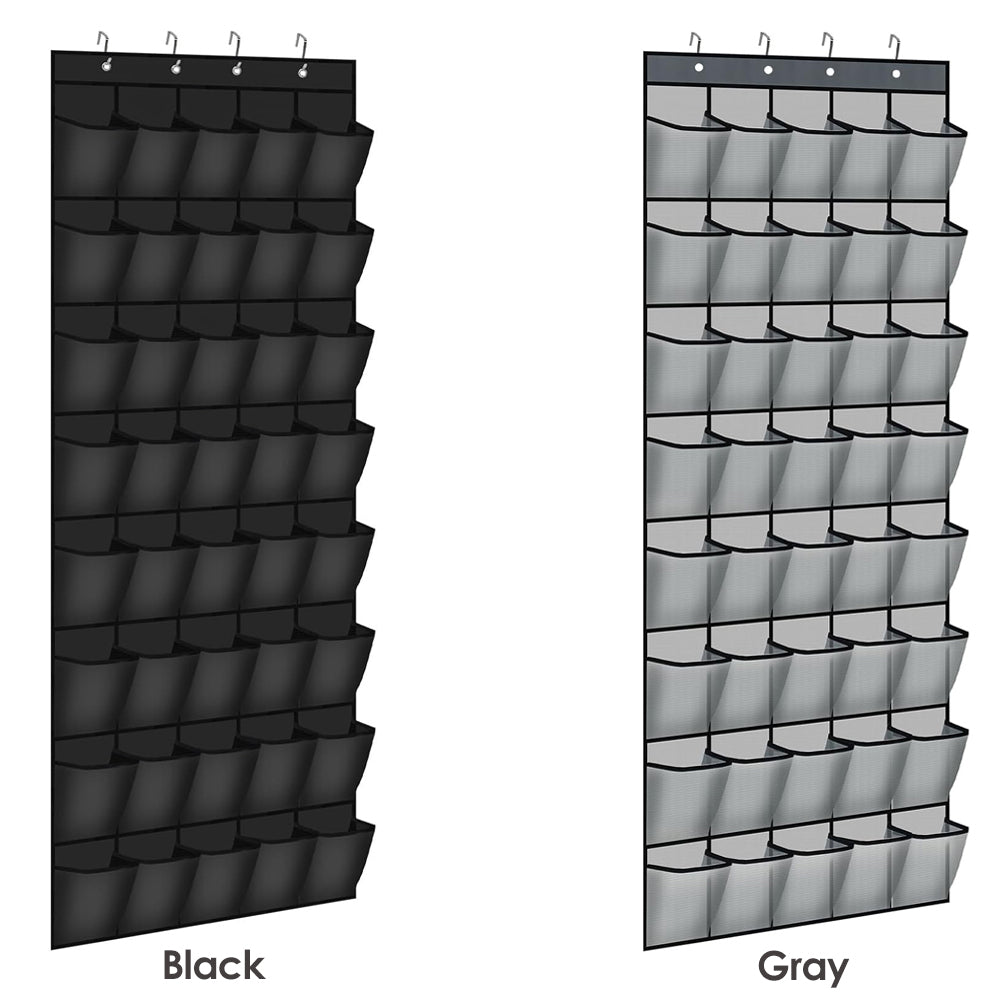 40 Pockets Over Door Hanging Shoe Storage Organizer Rack Holder Closet