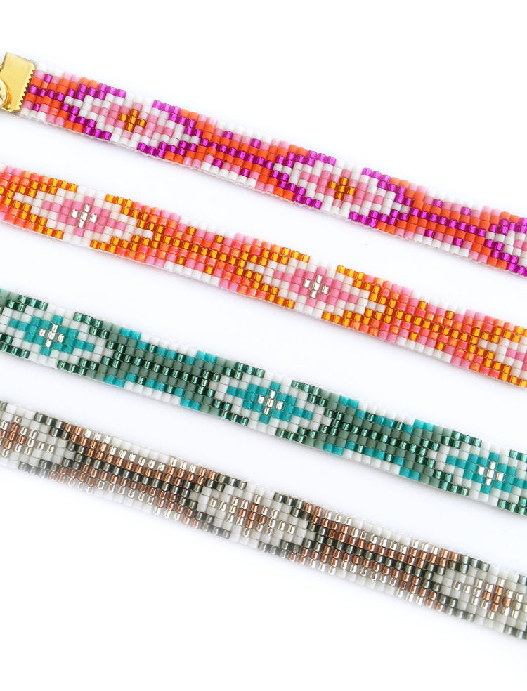 Twilight Bracelet - Pink / Orange / Blue / Gold