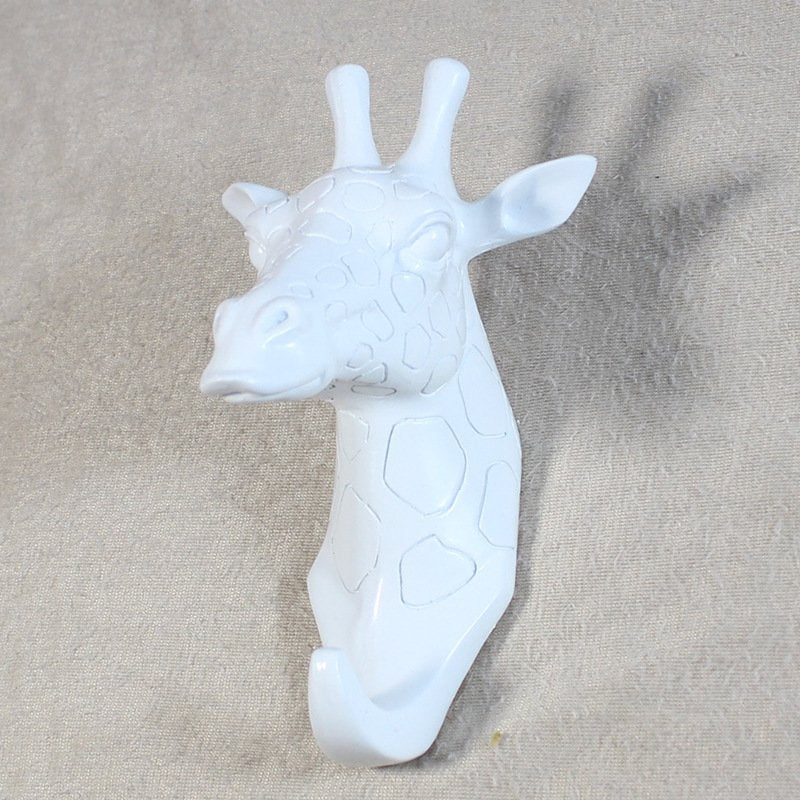 Resin Giraffe Head Hook