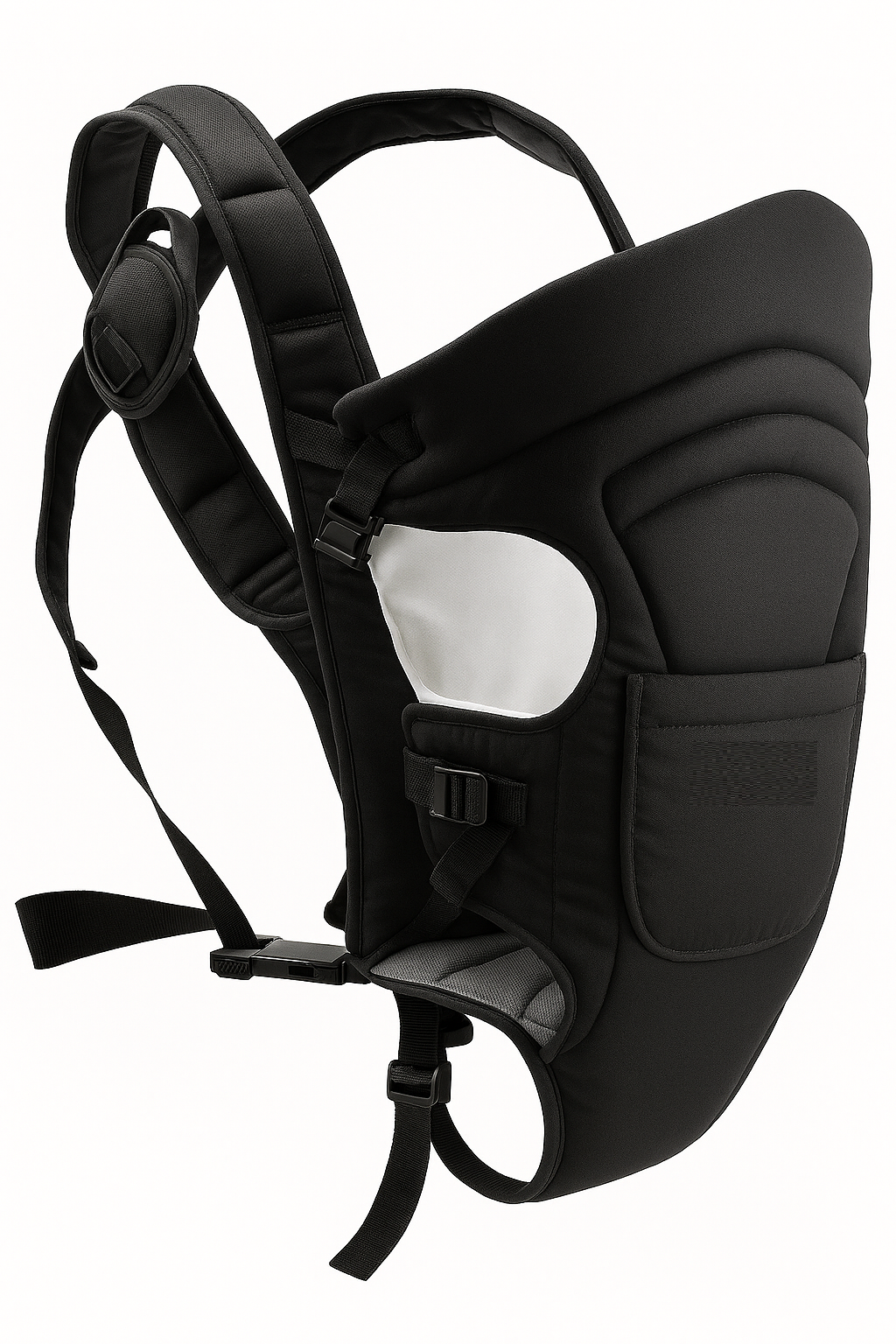 3-in-1 Ergonomic Adjustable Sling Carring Bag-Black &amp; Grey