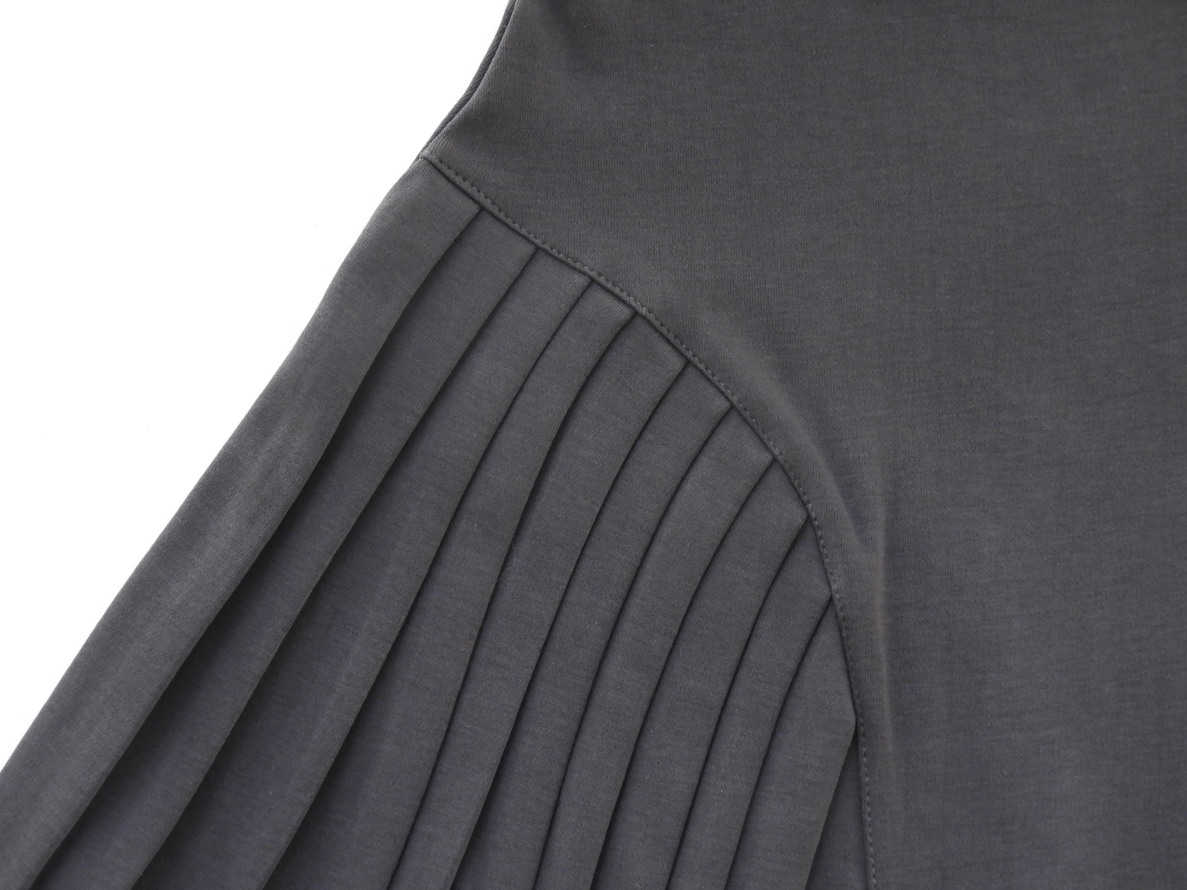 HALF-PLEATED MINI SKIRT