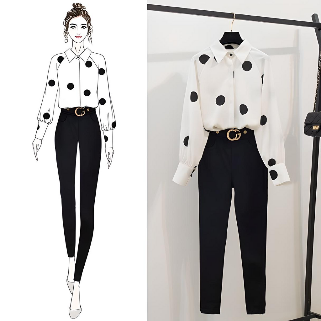 Chiffon Suit Set Ensemble – Haute Edition 25