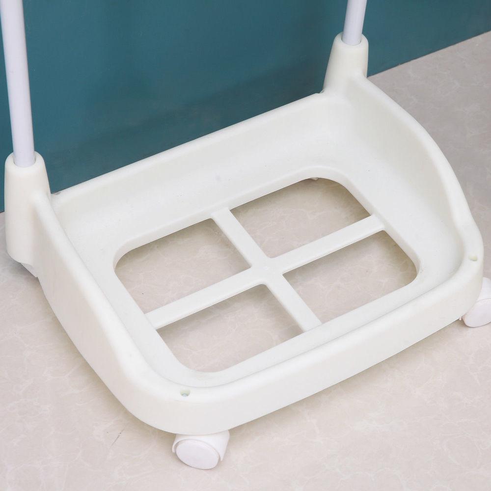 3 Tier Bathroom Laundry Clothes Baskets Bin Hamper Mobile Rack