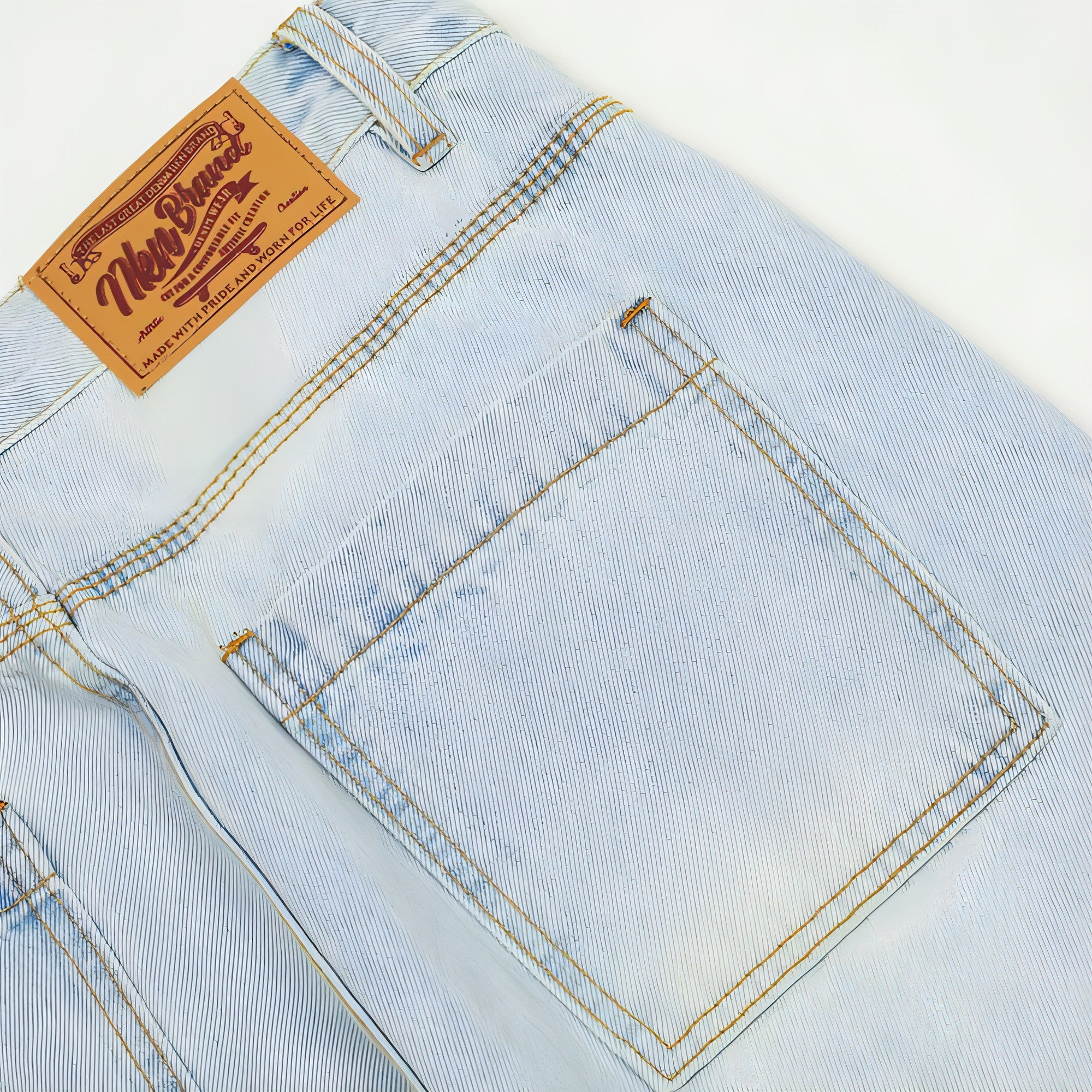 DenimDare™ Wash Light Color Cargo Jeans Men