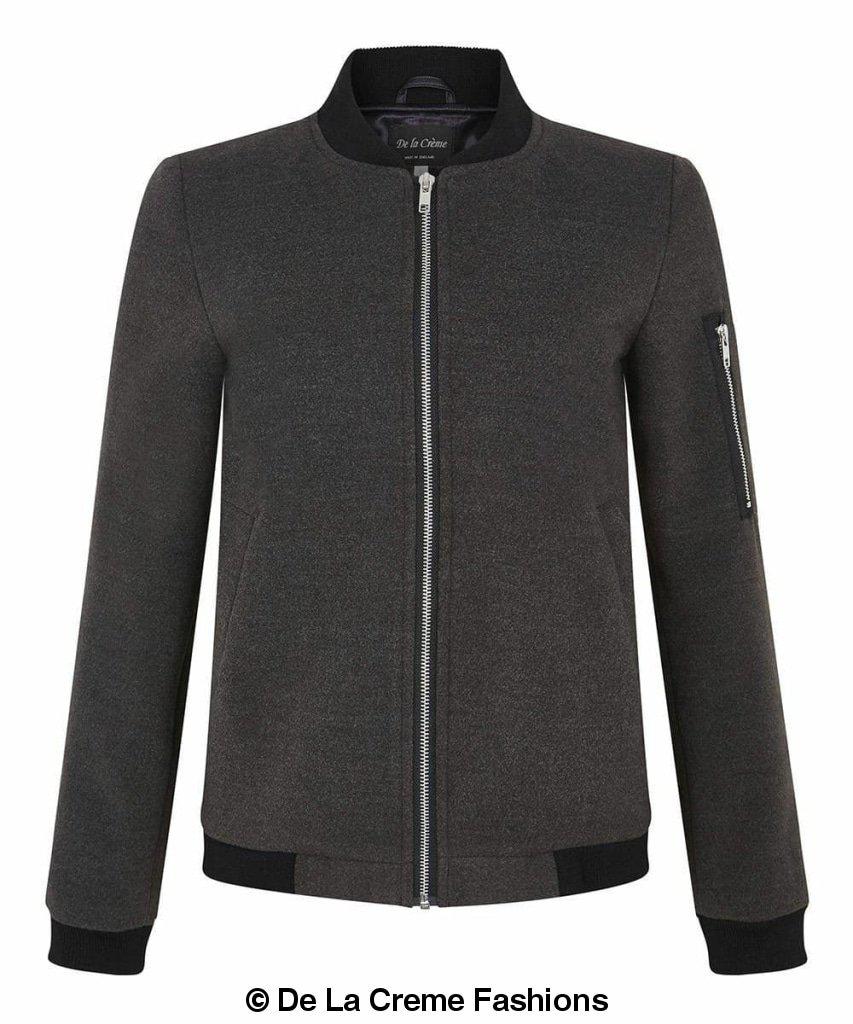 De La Creme - Women's Long Sleeve Varsity Bomber Jacket