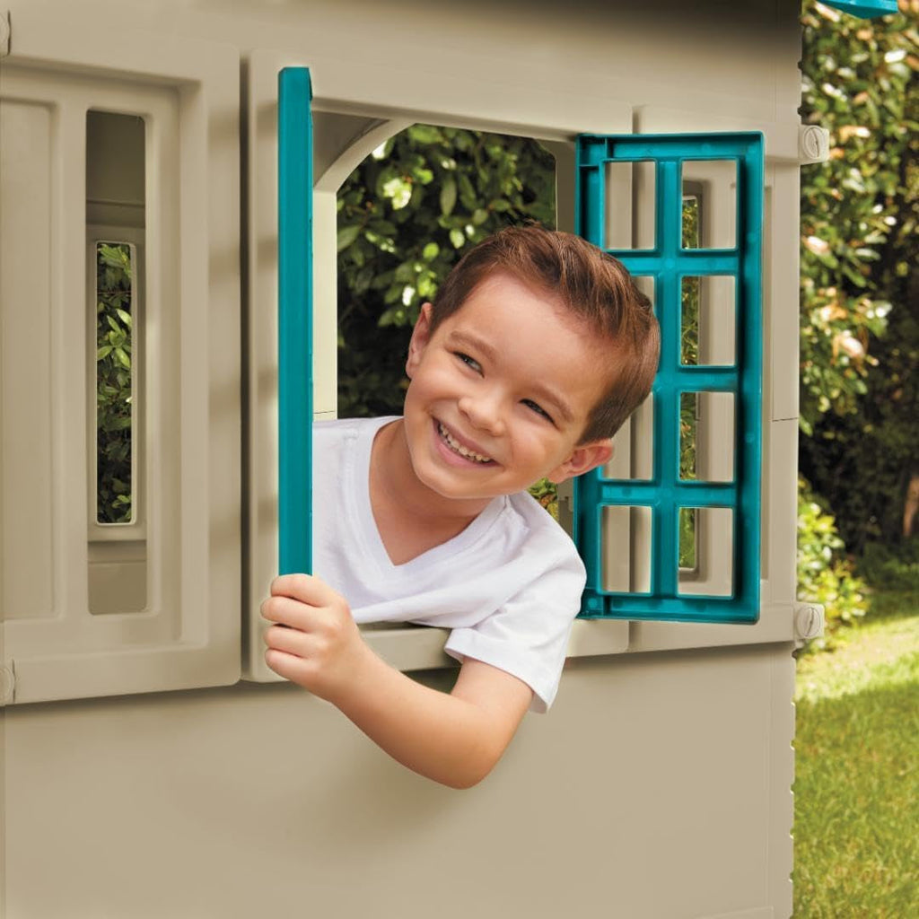 Blue Cape Cottage Playhouse Large Outdoor Kids Playhouse