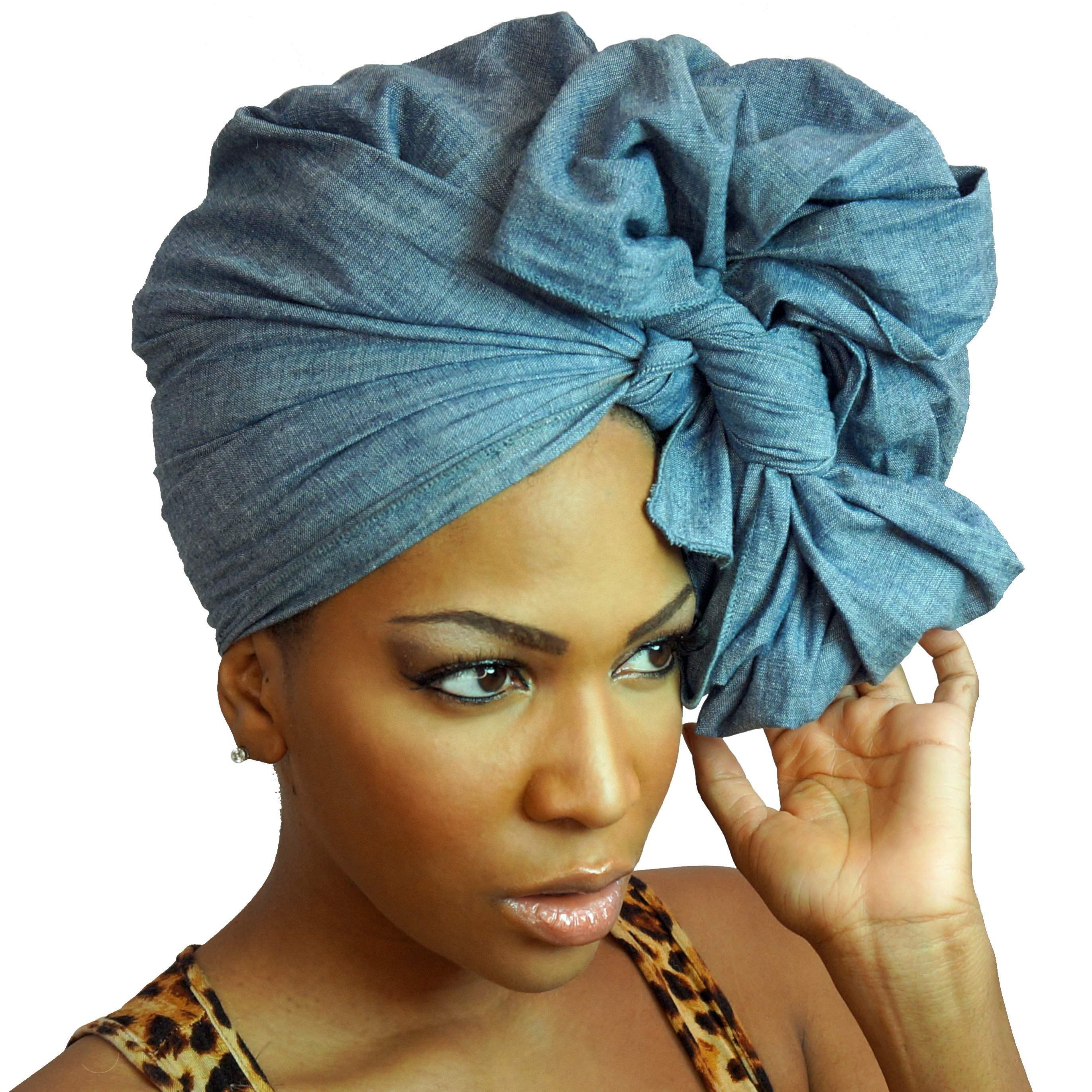 Denim Chambray Headwrap