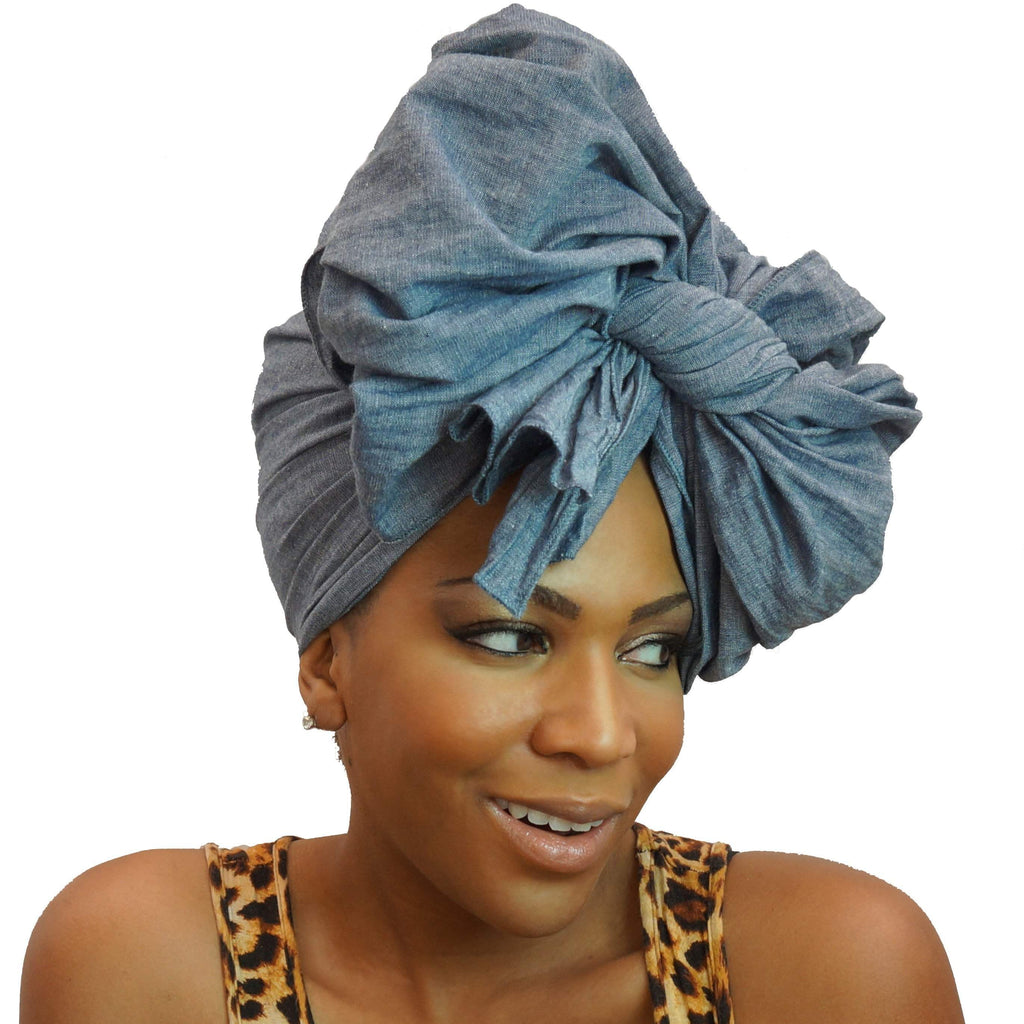 Denim Chambray Headwrap