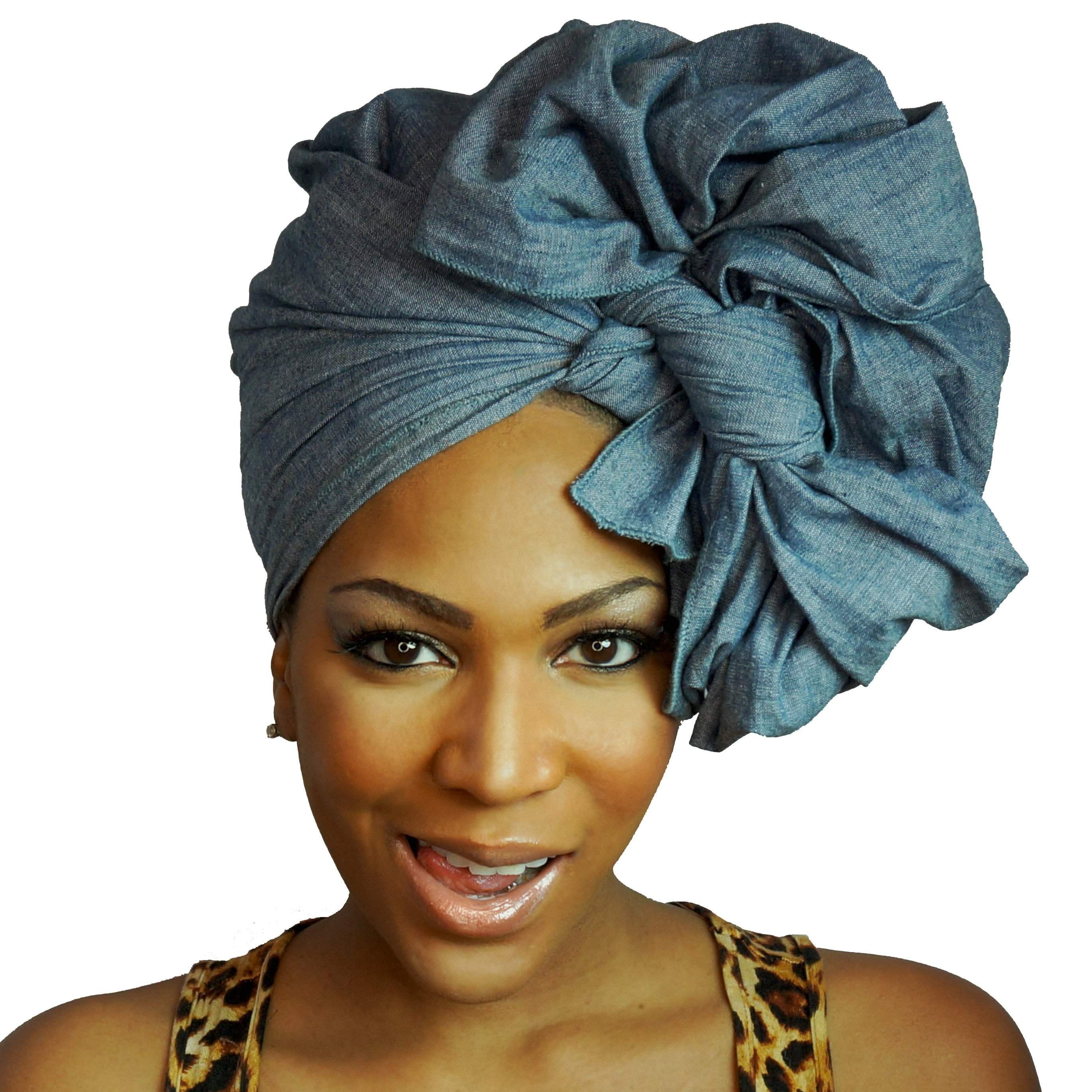 Denim Chambray Headwrap