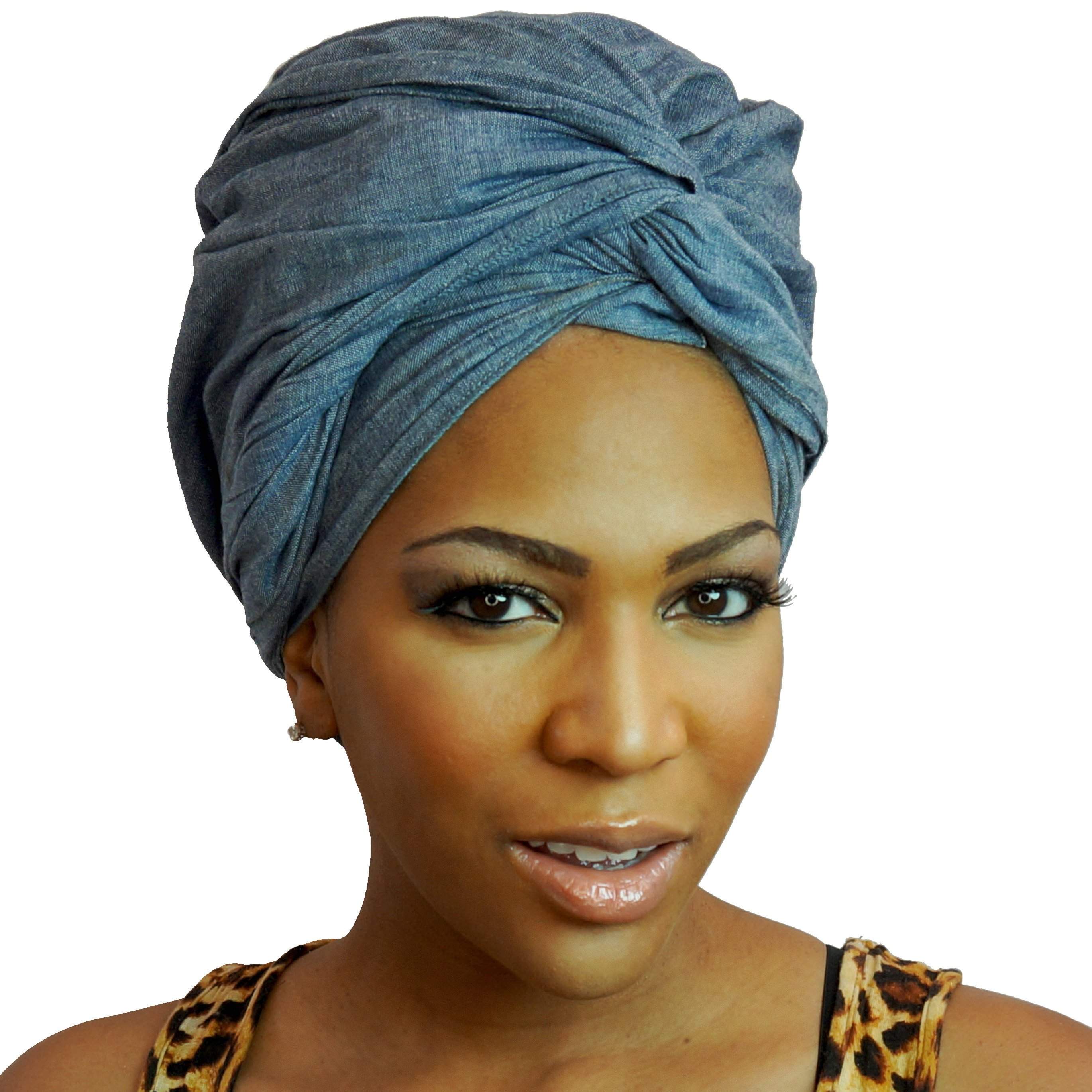 Denim Chambray Headwrap