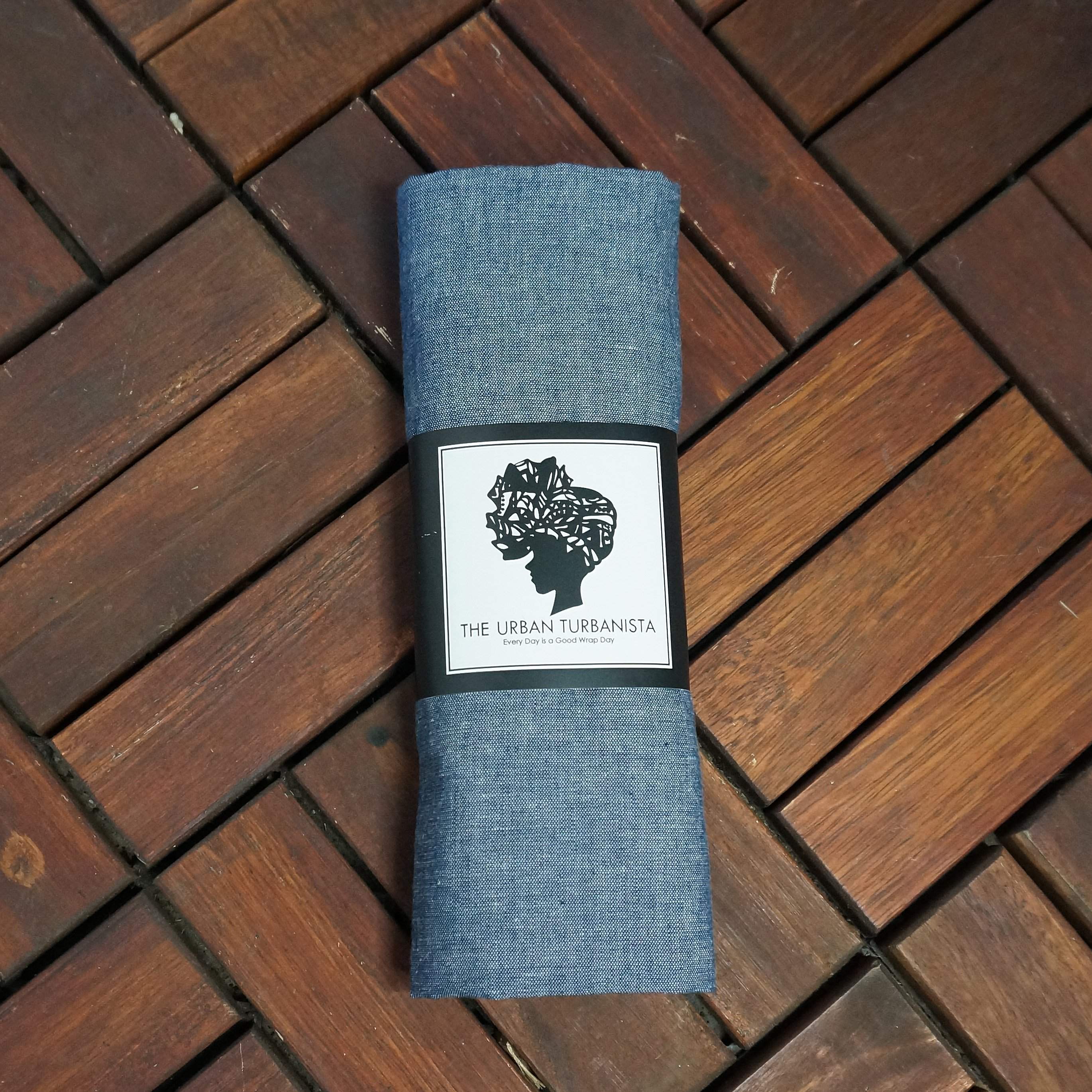 Denim Chambray Headwrap