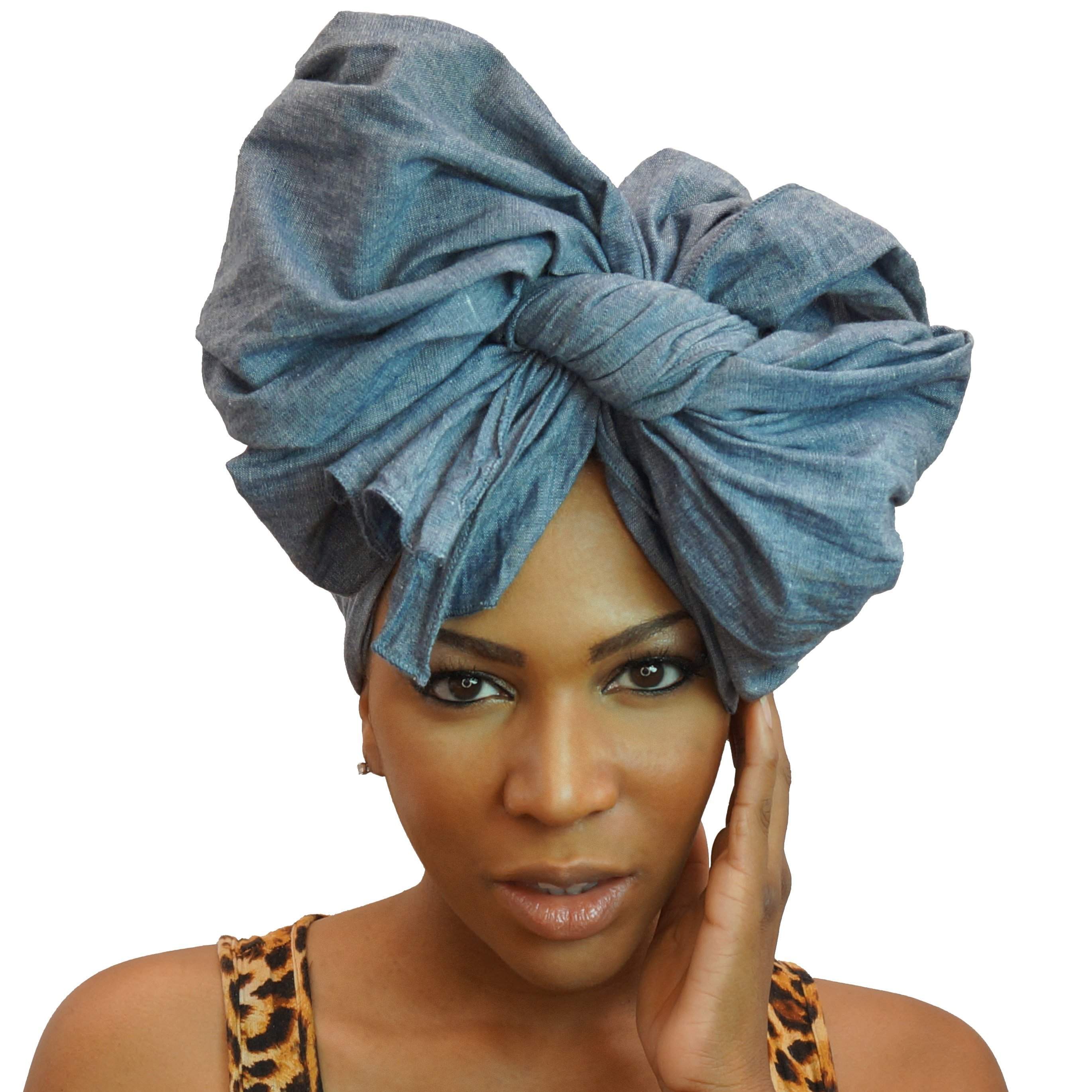 Denim Chambray Headwrap