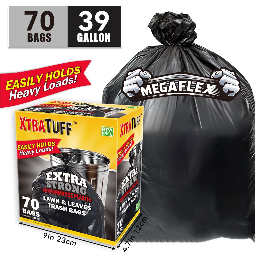 Boxed Disposable Garbage Bag 70 Pieces Puncture Tear Resistant Trash