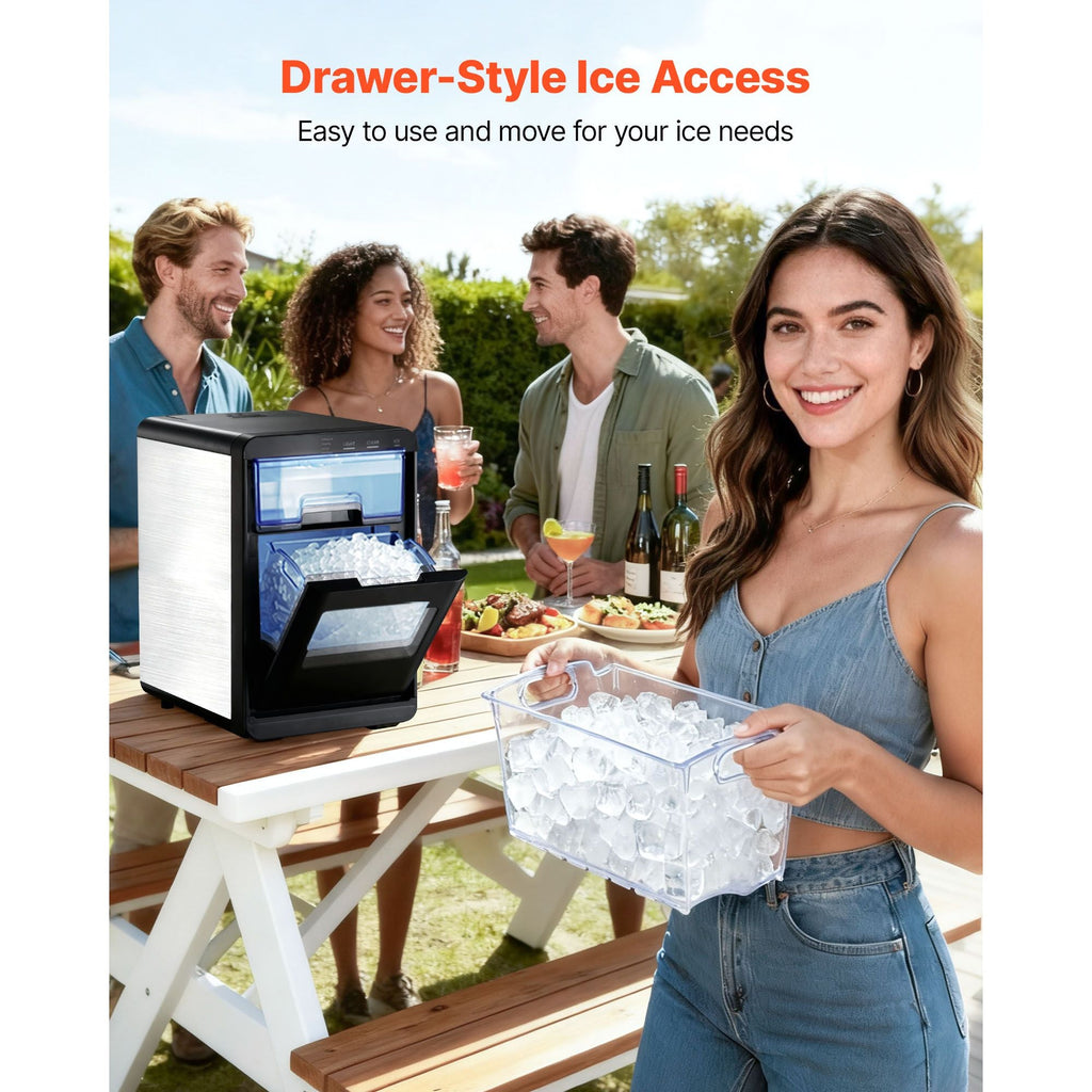 Countertop Ice Maker, 44 lbs per Day, Self-Cleaning Portable Machine