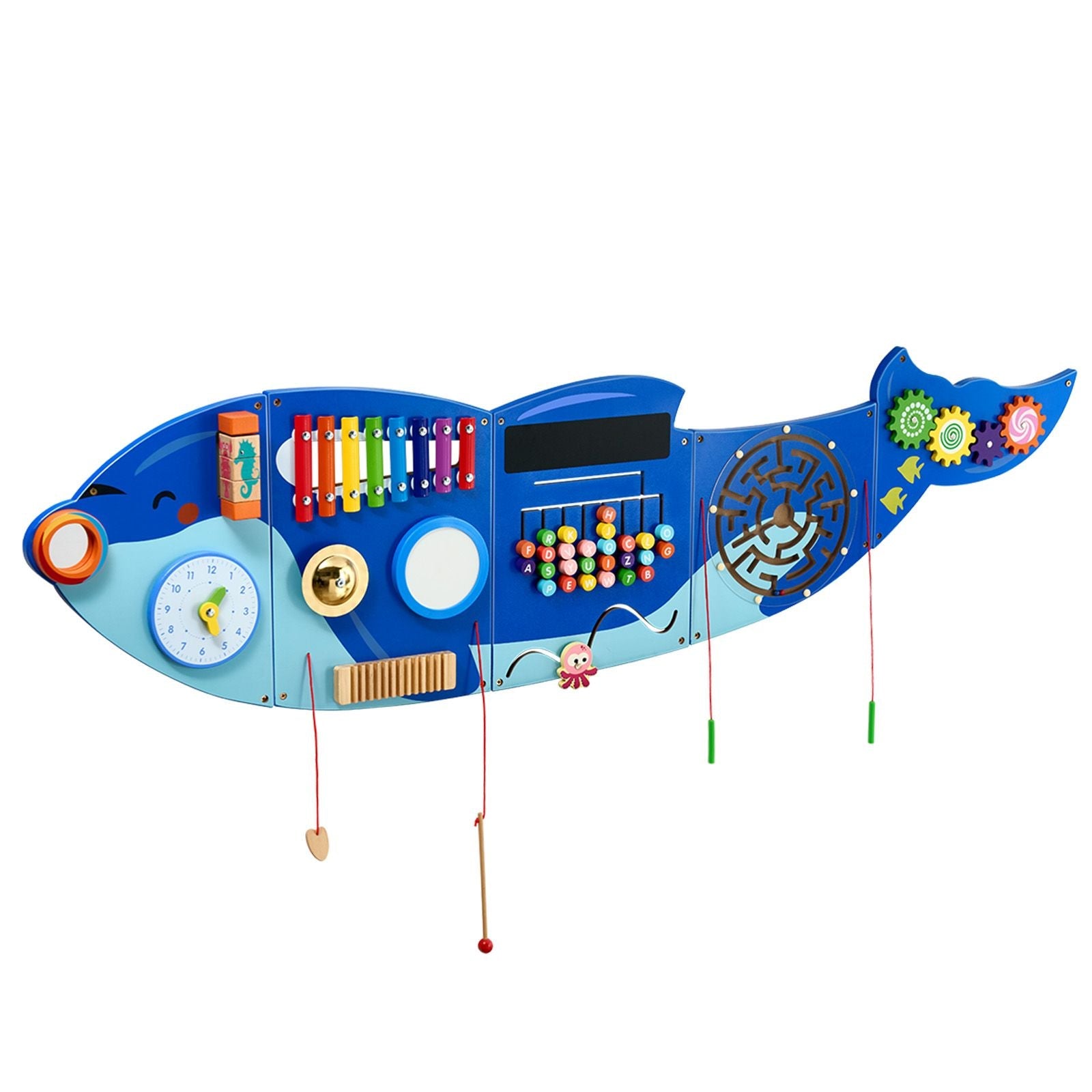 Orca Activity Wall Busy Board Panels, 12 Activities, Montessori