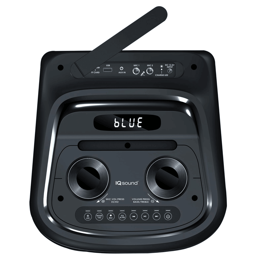 IQ Sound TorusFLEX 2x10-Inch Portable Bluetooth DJ Speaker