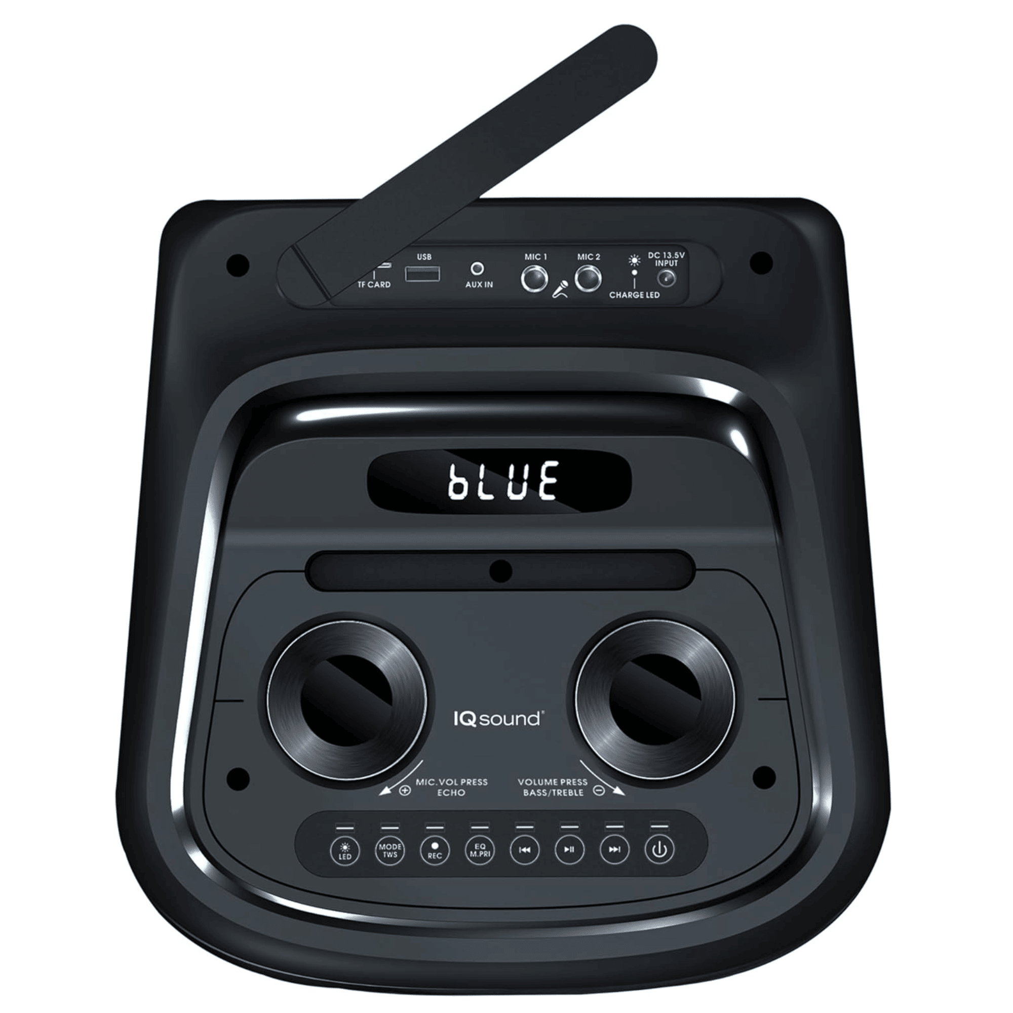 IQ Sound TorusFLEX 2x10-Inch Portable Bluetooth DJ Speaker