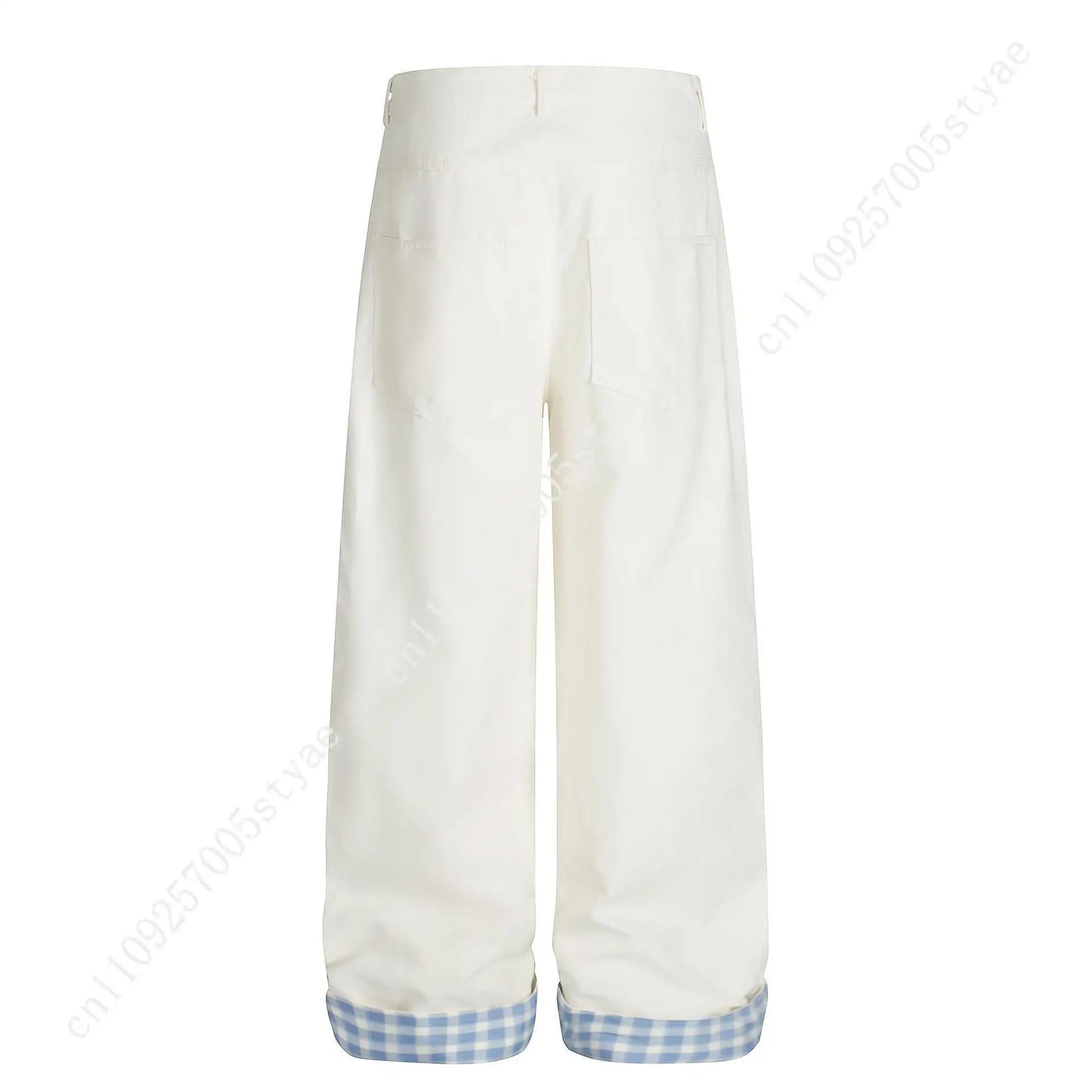 Hello Kitty Jeans Women's Wide Leg Jeans Casual High Waist Baggy Jeans Streetwear Preppy Clothes Pants