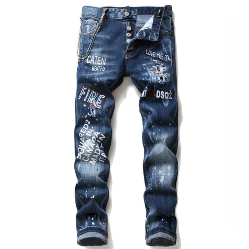 men jeans famous Men slim jeans