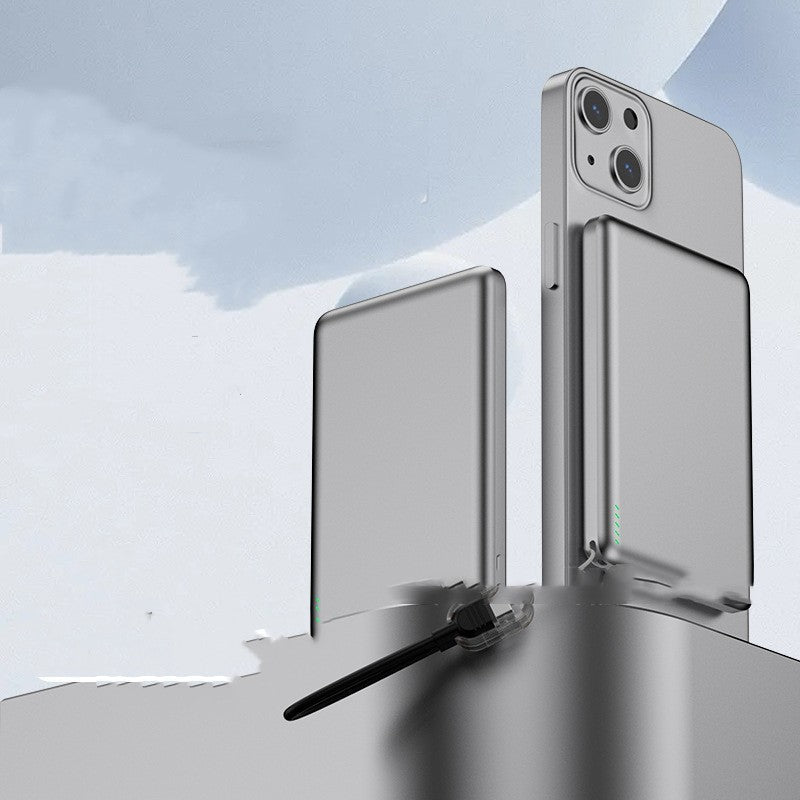 Magnetic Wireless Power Bank 5000mAh 10000mAh Alloy Shell Portable Cha