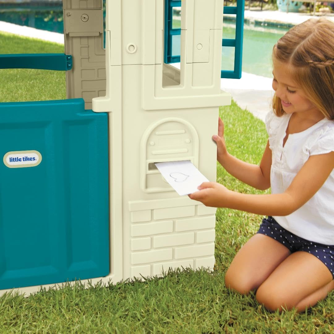 Blue Cape Cottage Playhouse Large Outdoor Kids Playhouse