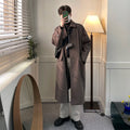 WoolElite™ Men's Long Coat – Autumn & Winter Classic