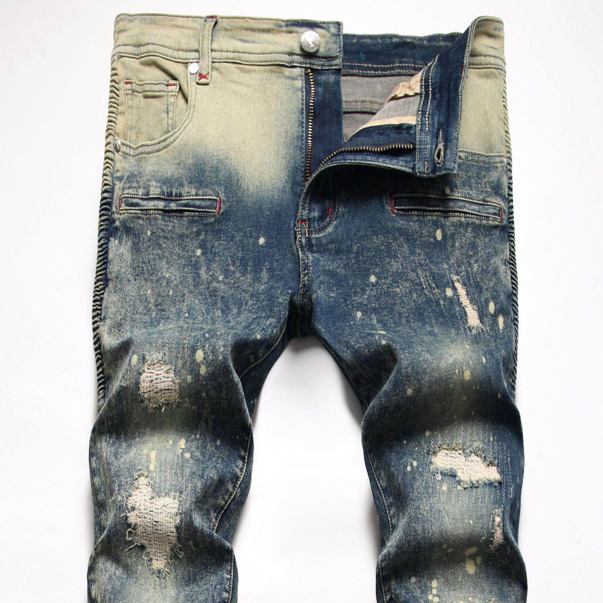 DenimDare™ Elastic Straight Jeans For Men
