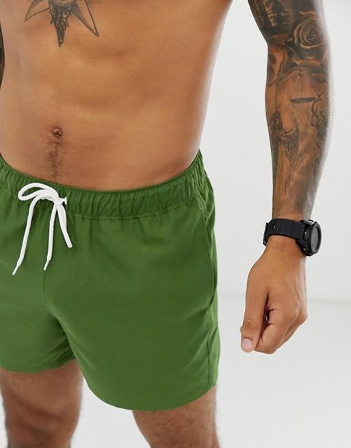 Forest Green Swim Shorts