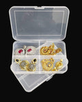 Jewellery Organizer Box with Dividers Set of 2