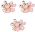 Mini Hair Claw Clips Pink Set of 3