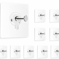 Reusable Adhesive Wall Hooks Set