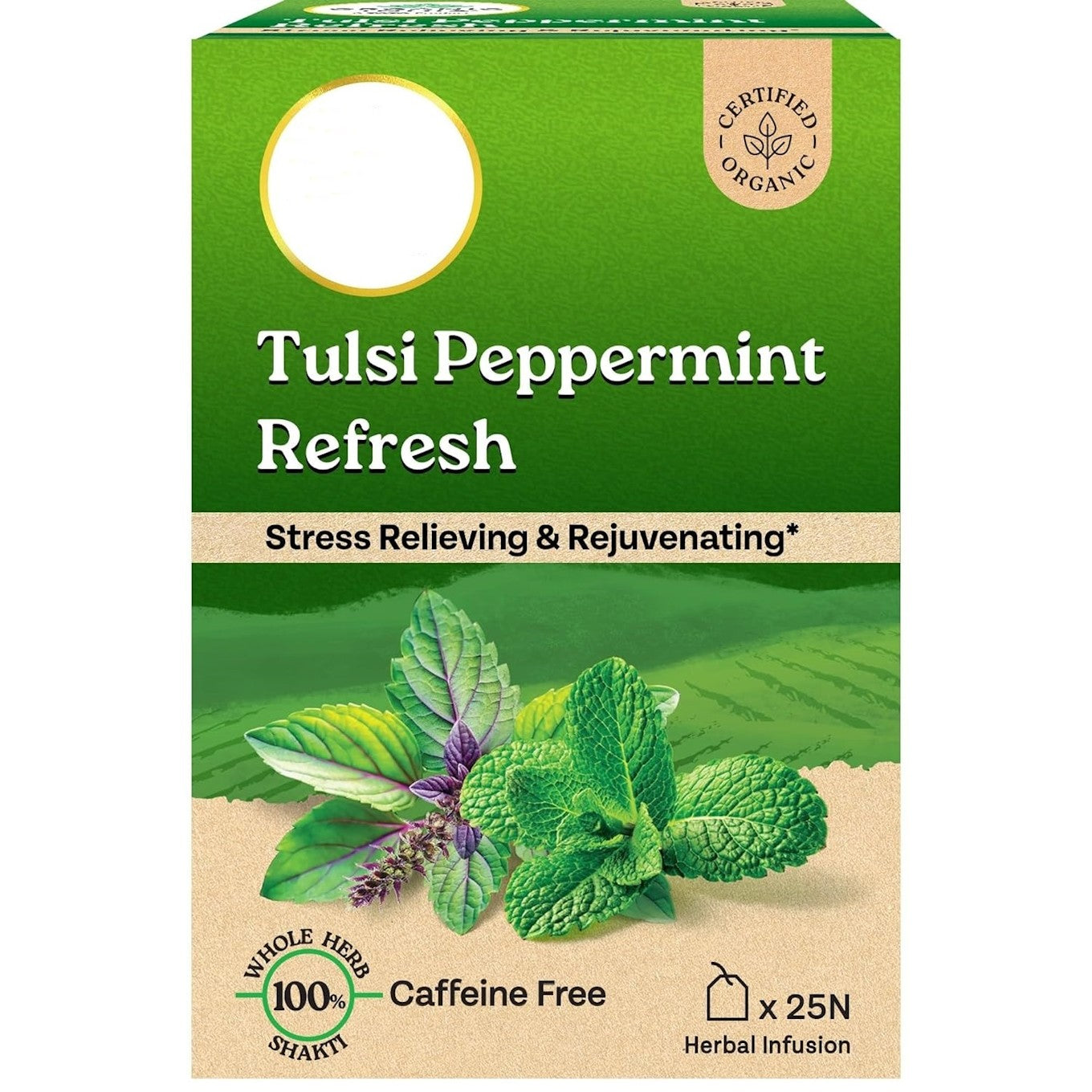 Tulsi Peppermint Refresh Tea 25 Bags
