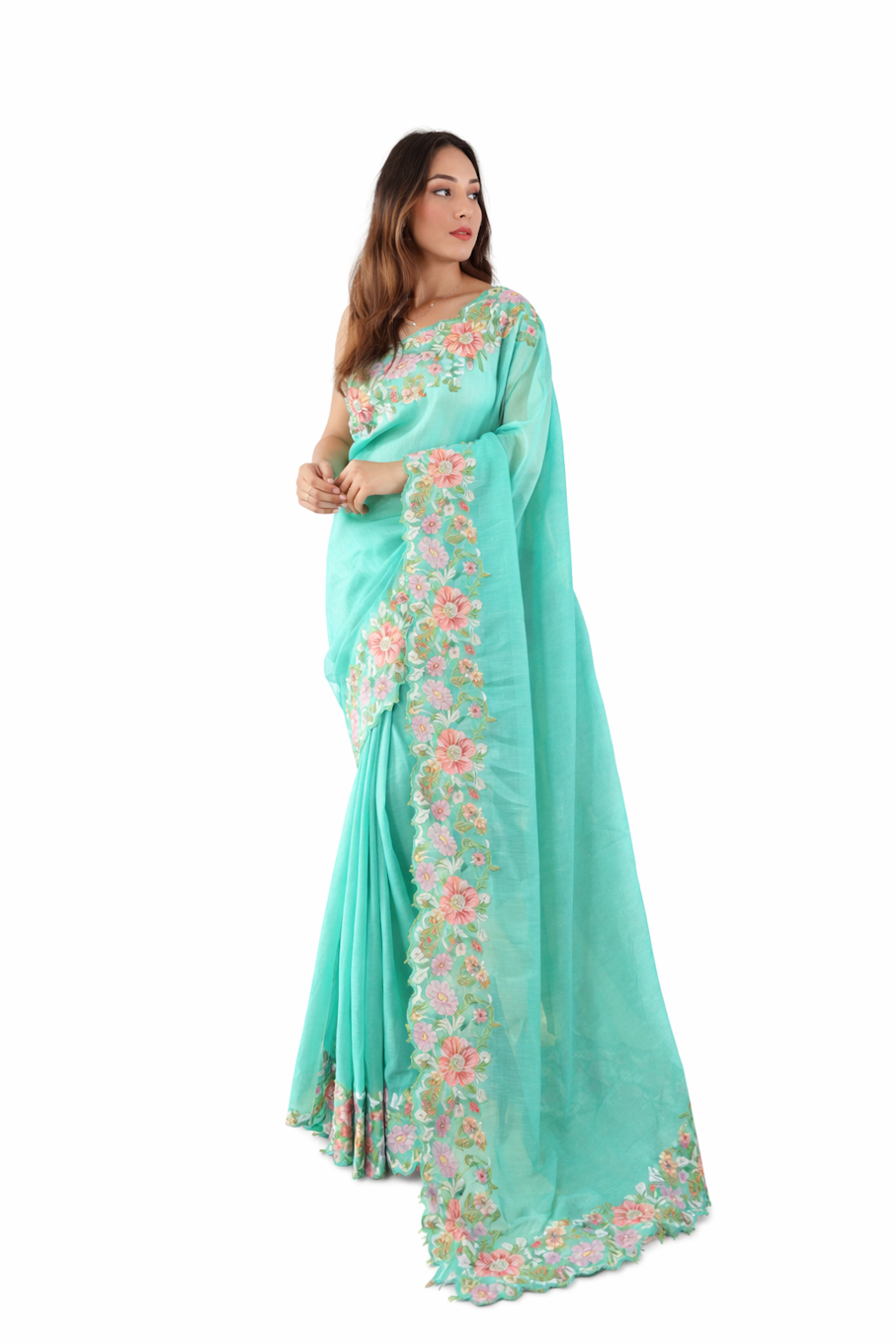 Festive Wear Saree with Rich Border