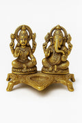 Lakshmi Ganesh Idol with Diya