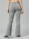 Women High Rise Denim Jeans(Size28)(Colorgrey)