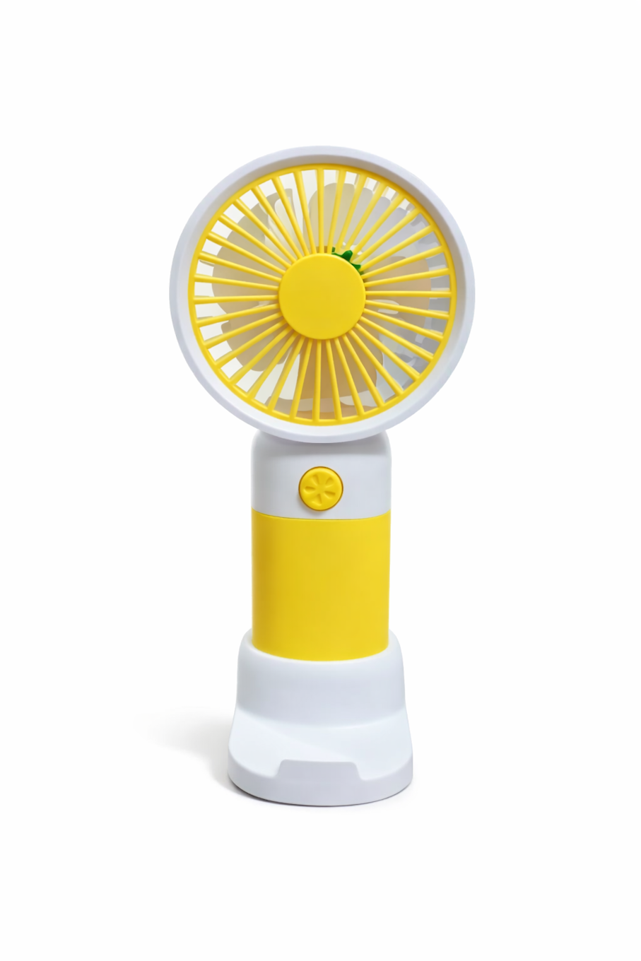 Portable Mini Fan with Yellow Design