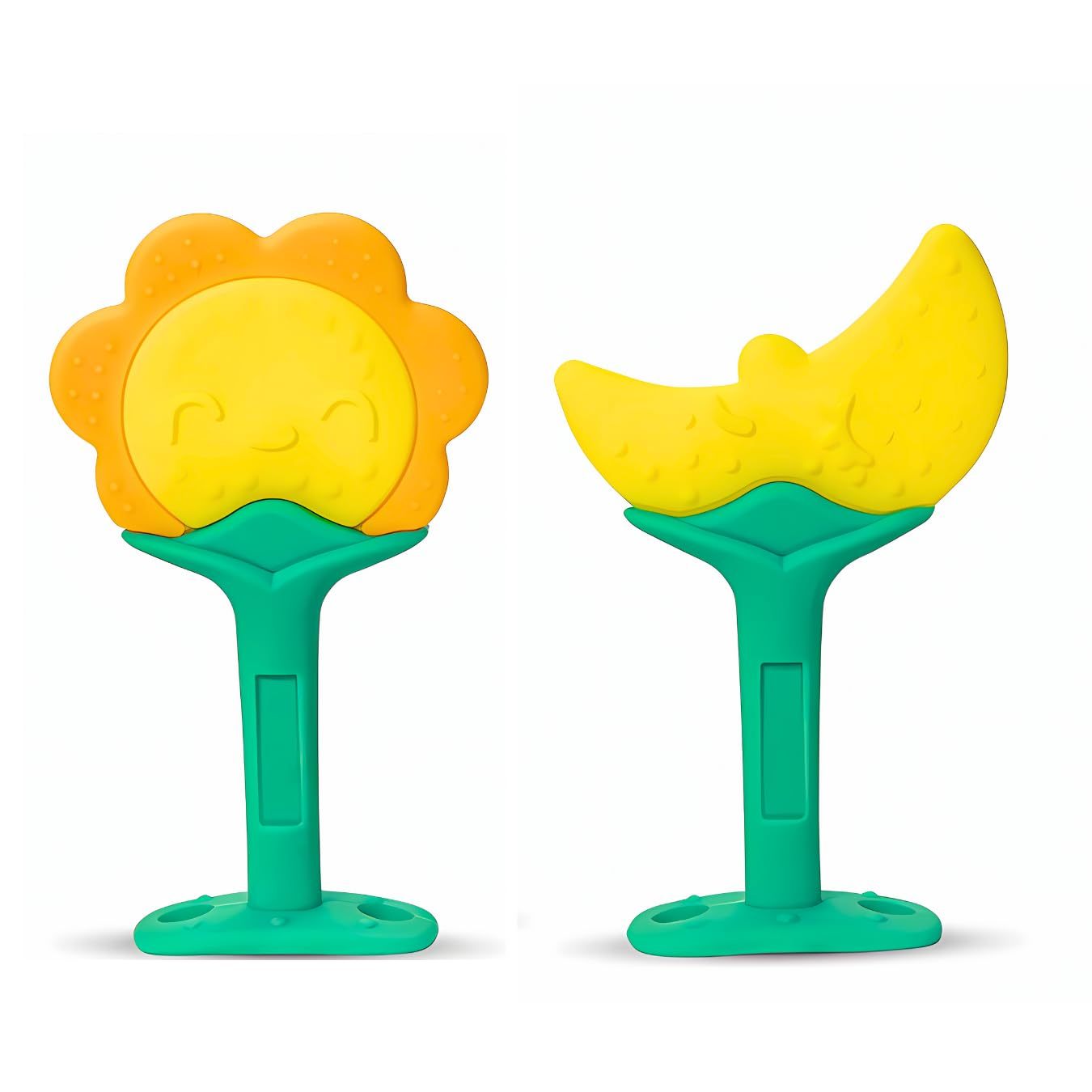 Sun Moon Silicone Baby Teether