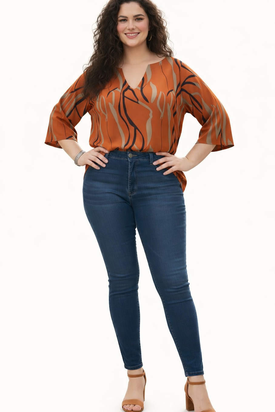 Elegant Printed Women Top