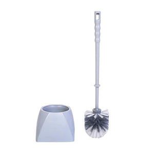 Compact Toilet Cleaning Brush Set