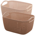 Multipurpose Plastic Storage Basket with Handles