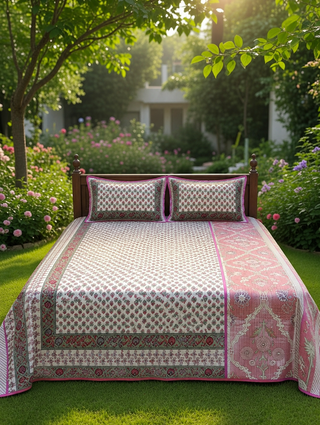 Elegant Floral Bedsheet for Modern Homes